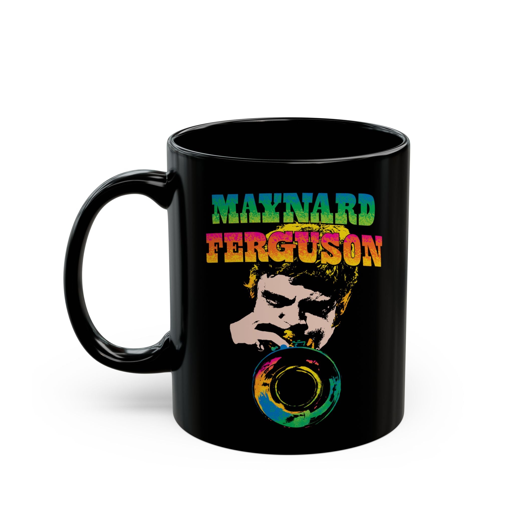 Maynard Ferguson "Colors" Ceramic Mug (black), (11oz)
