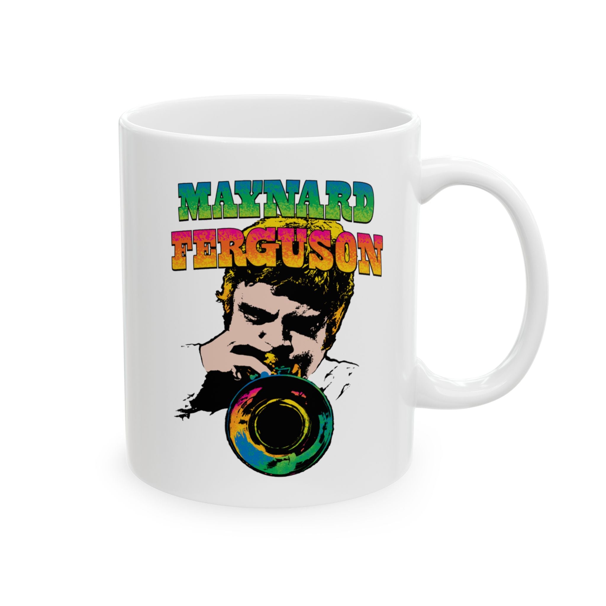 Maynard Ferguson "Colors" Ceramic Mug (white), (11oz)
