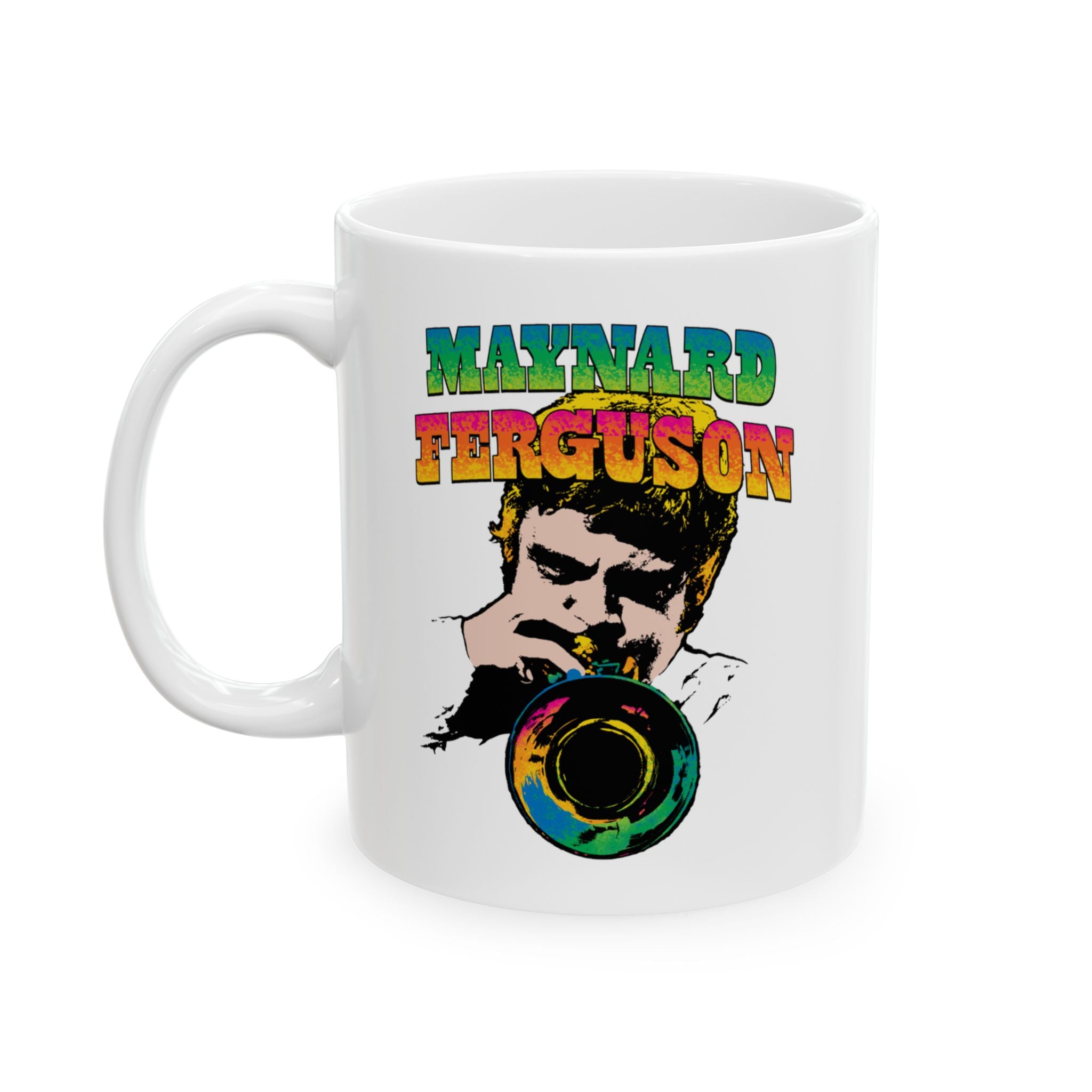 Maynard Ferguson "Colors" Ceramic Mug (white), (11oz)