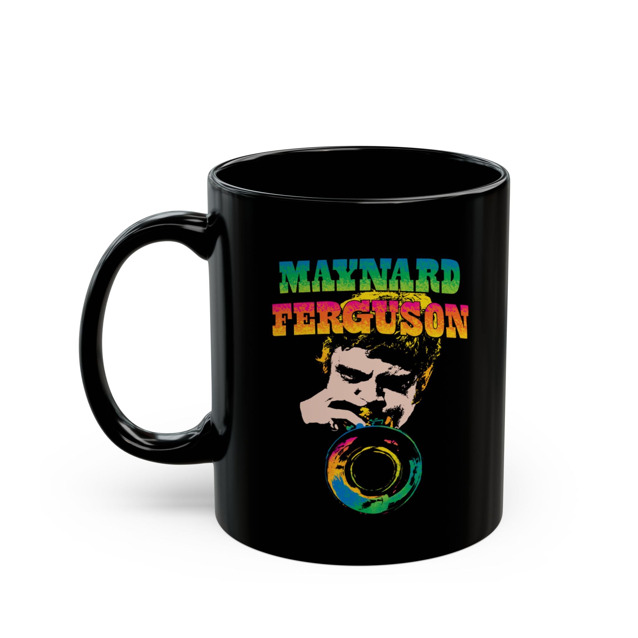 Maynard Ferguson "Colors" Ceramic Mug (black), (11oz)