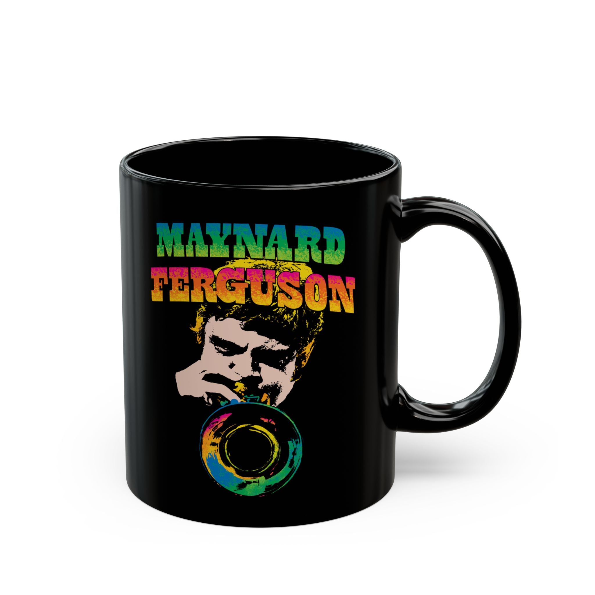 Maynard Ferguson "Colors" Ceramic Mug (black), (11oz)