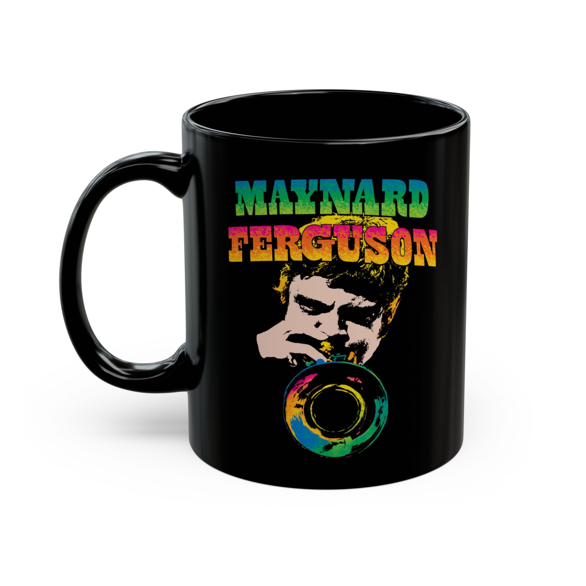 Maynard Ferguson "Colors" Ceramic Mug (black), (11oz)