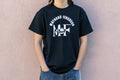 Black 1980s Trumpet Logo Tee
